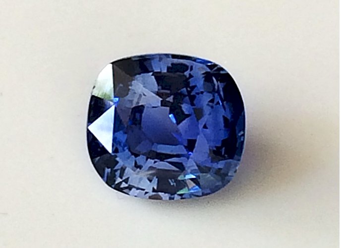 1.71 Cts Natural Unheated Blue Sapphire Super Fine Quality Vivid Ceylon Sapphire