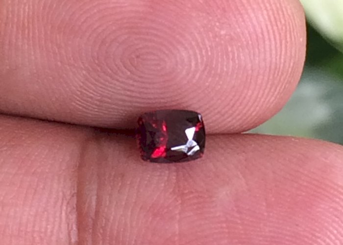 0.94 Cts Natural Unheated Ruby Slightly Dark Color pigeon Blood Red Ruby