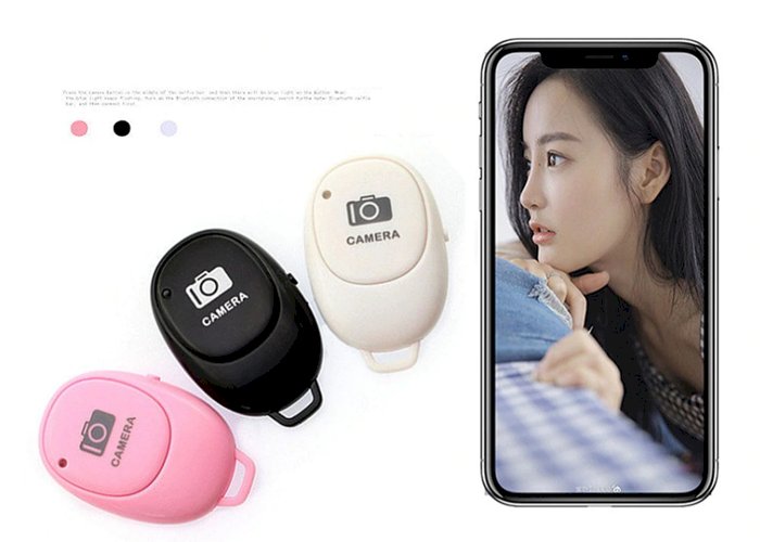 Mini Bluetooth Remote Control Button Wireless Controller Self-Timer Camera Stick Shutter Release Phone Selfie for ios / Android