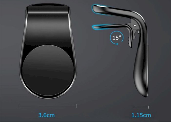 Car Phone Holder L Type For Phone In Car Mobile Support Magnetic Phone Mount Stand For Tablets And Smartphones Suporte Telefone