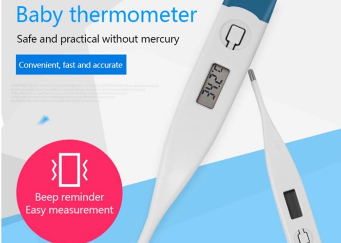 Body Thermometer Home Digital Clinical Basic Thermometer Fast Reading Underarm Oral Thermometer for Newborns Babies Kids