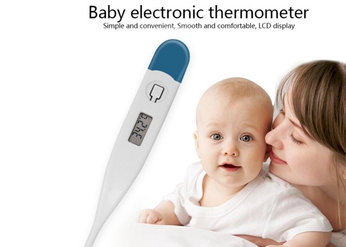 Body Thermometer Home Digital Clinical Basic Thermometer Fast Reading Underarm Oral Thermometer for Newborns Babies Kids