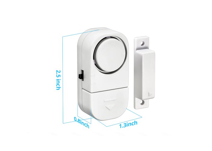 Towode 5/Pcs 90dB Wireless Home Window Door Burglar Security Alarm System Magnetic Sensor for Home Security System