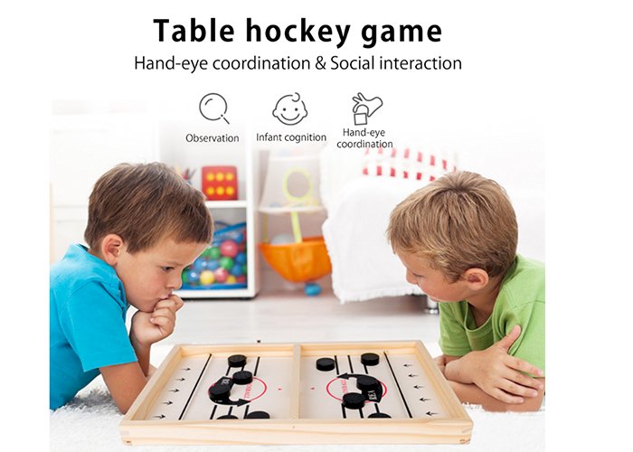 Table Hockey Paced Sling Puck Board Games SlingPuck Winner Party Game Toys For Adult Child Family Party Game Toys Fast Hockey