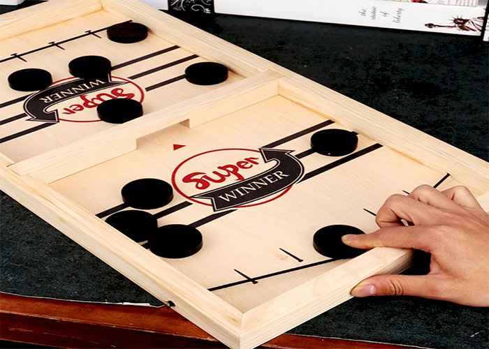 Table Hockey Paced Sling Puck Board Games SlingPuck Winner Party Game Toys For Adult Child Family Party Game Toys Fast Hockey