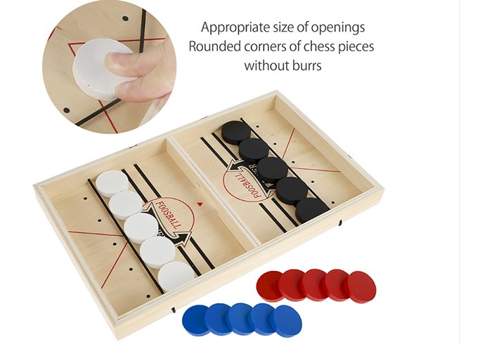 Table Hockey Paced Sling Puck Board Games SlingPuck Winner Party Game Toys For Adult Child Family Party Game Toys Fast Hockey