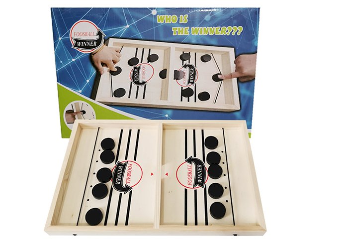 Table Hockey Paced Sling Puck Board Games SlingPuck Winner Party Game Toys For Adult Child Family Party Game Toys Fast Hockey