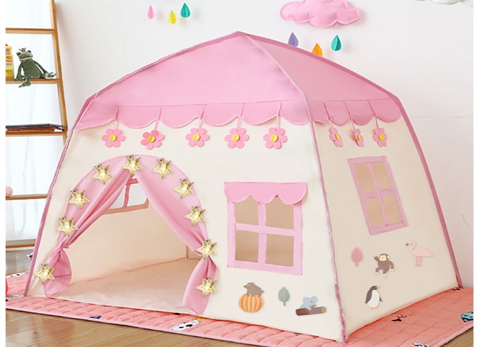 Kids Play Tent Children Indoor Outdoor Princess Castle Folding Cubby Toys Enfant Room House Beach Tent Teepee Playhouse