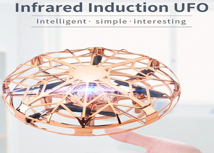 Mini Helicopter RC UFO Drone Aircraft Hand Sensing Infrared RC Quadcopter Electric Induction Toys for Children Christmas Gif