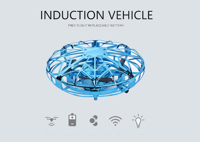 Mini Helicopter RC UFO Drone Aircraft Hand Sensing Infrared RC Quadcopter Electric Induction Toys for Children Christmas Gif