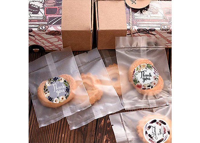 500pcs/roll Round Floral Thank You Stickers Scrapbooking For Package Seal Labels Custom Sticker Decoration Wedding Sticker