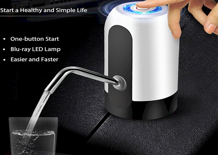 Water Bottle Pump USB Charging Automatic Electric Water Dispenser Pump Bottle Water Pump Auto Switch Drinking Dispenser