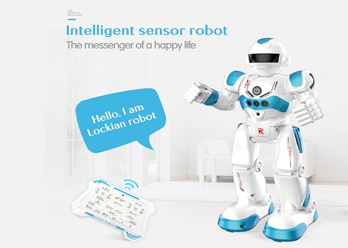 Remote Control Robot Multi-function USB Charging Children's Toy RC Robot Will Sing Dance Action Figure Gesture Sensor Robot